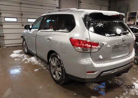 2015 Nissan Pathfinder Platinum from USA, damaged, VIN 5N1AR2MM1FC718825